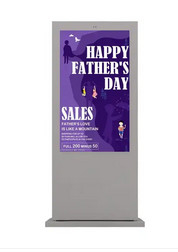 4K UHD 65" Outdoor Lcd Advertising Screen 2500cd/M2 With PCAP Touch