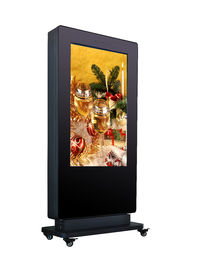 High Brightness TFT LCD Totem Digital Signage Stand Alone 49 Inch