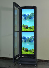 Dual Panel Indoor Digital Signage Store Window Displays, 32 inch E-poster High Brightness 2500 nits