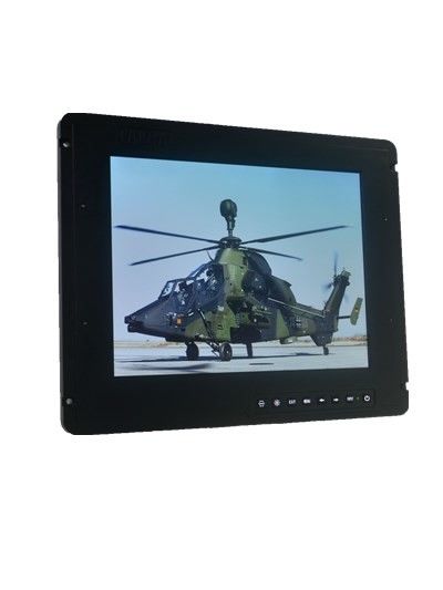 20.1 Inch Rugged LCD Monitor 350 - 800 Nits Edge Type LED Backlight Enhanced